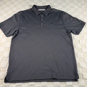 TravisMathew Mens‎ Golf Polo Shirt Charcoal Gray Short Sleeve Size L